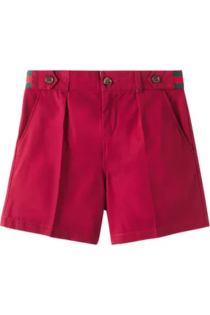 Gucci Web cotton poplin Bermuda shorts