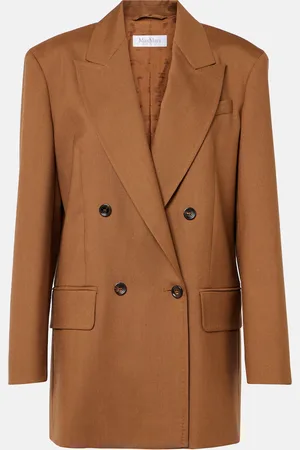 Max Mara Palanca wool and silk-blend blazer