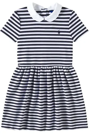 Ralph Lauren Logo striped dress