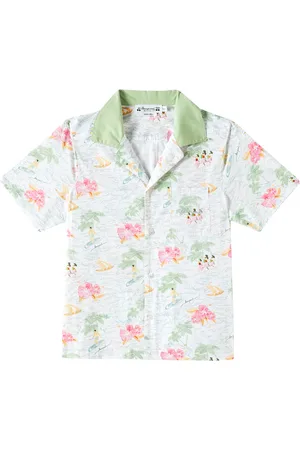 BONPOINT Steve printed cotton poplin shirt