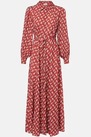 RIXO London Maddison printed shirt dress