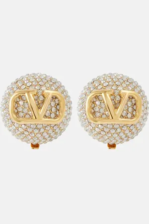 VALENTINO VLogo Signature embellished earrings