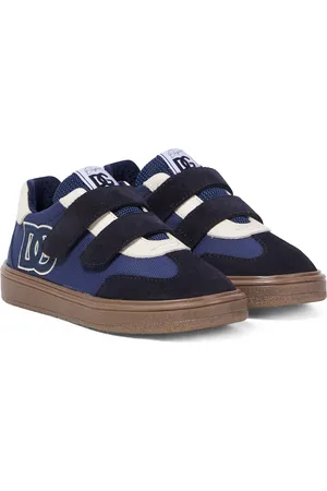 Dolce & Gabbana DG suede-trimmed sneakers