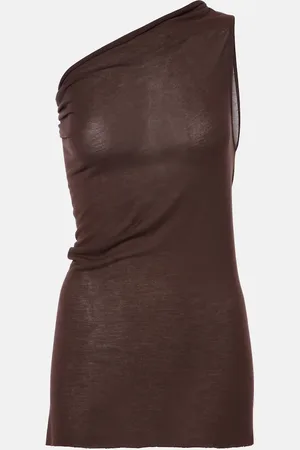 Rick Owens Athena one-shoulder top
