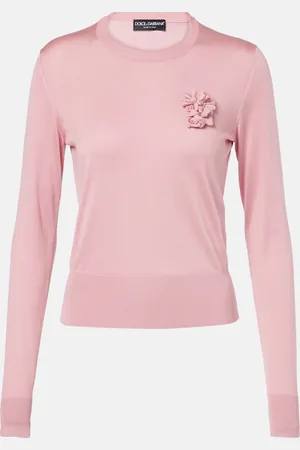 Dolce & Gabbana Floral-appliquÃ© sweater