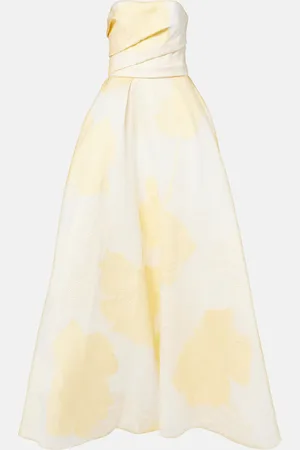 MONIQUE LHUILLIER First Delivery strapless gown