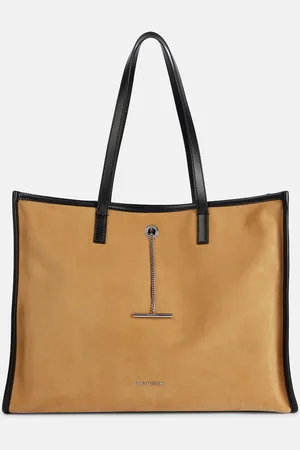 Alexander McQueen Pendant Large suede shopper