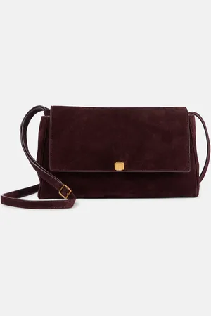 Khaite Cate suede shoulder bag