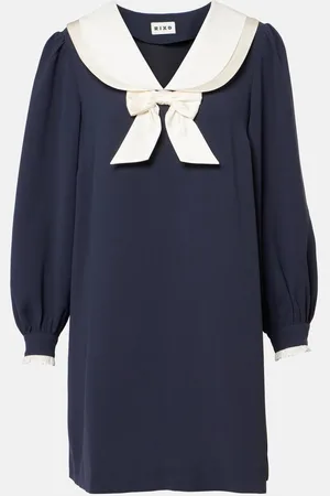 RIXO London Halina bow-detail minidress