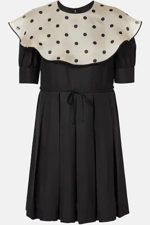 VALENTINO Polka dot silk minidress