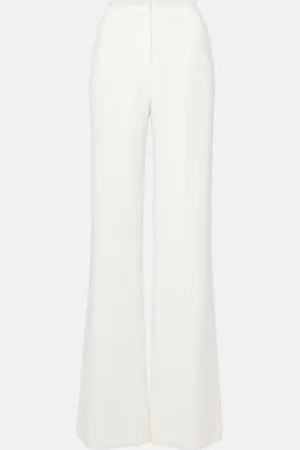 Elie saab High-rise cady flared pants