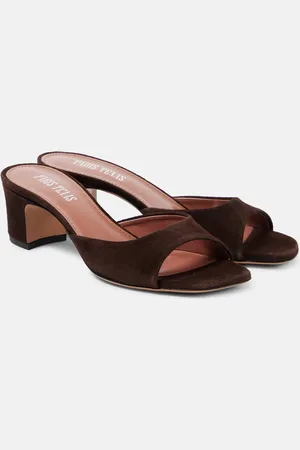 PARIS TEXAS Lara 50 suede mules