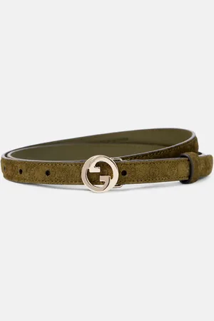 Gucci Blondie thin suede belt