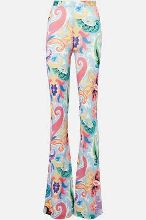 Etro Paisley high-rise flared pants