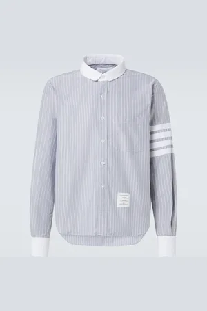 Thom Browne 4-Bar pinstripe cotton shirt