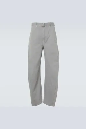 LEMAIRE Twisted barrel-leg jeans
