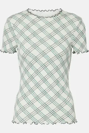 Burberry Check wool T-shirt