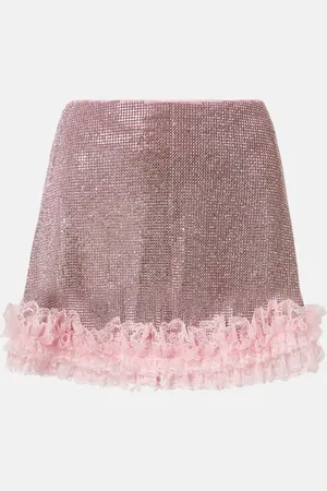 Self-Portrait X Christopher Kane embellished miniskirt