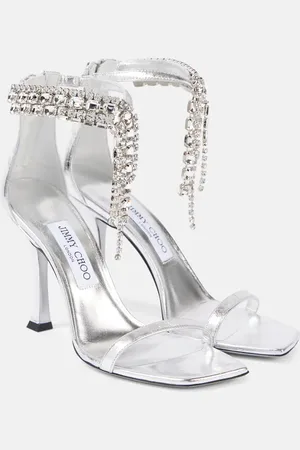 Jimmy Choo Verity 100 embellished leather sandals
