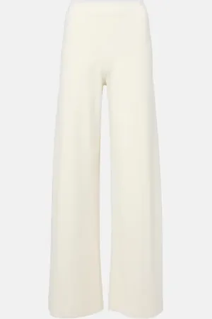 Max Mara Assiro crÃªpe wide-leg pants