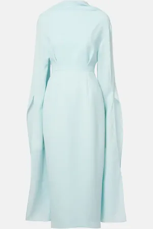 Roksanda Nour draped crÃªpe midi dress