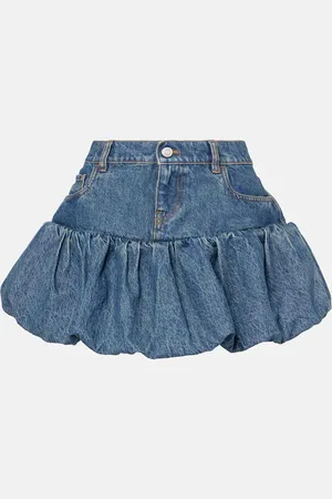 COPERNI Balloon denim miniskirt