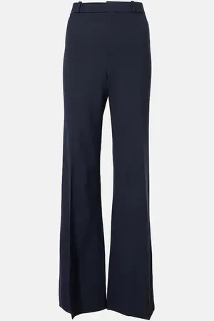Chloé ChloÃ© High-rise wool-blend wide-leg pants