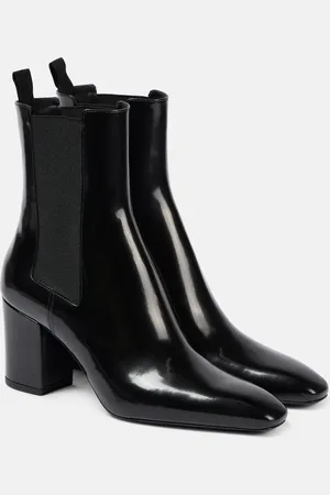 Saint Laurent Betty 70 leather ankle boots