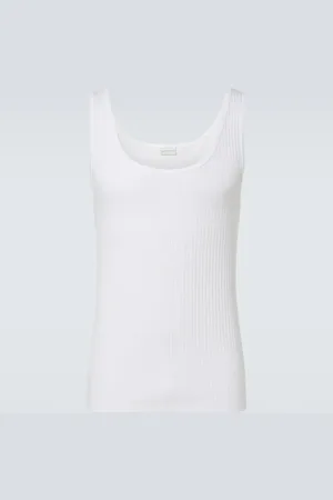 DRIES VAN NOTEN Ribbed-knit tank top