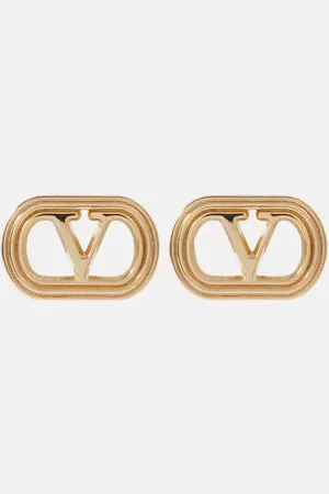 VALENTINO Ovalette VLogo stud earrings