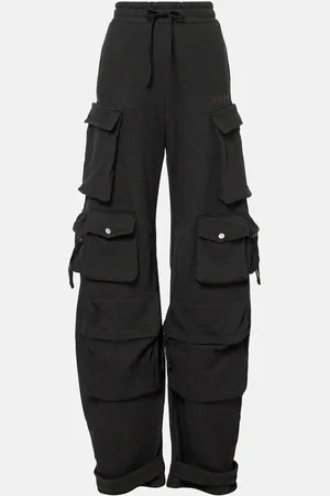 The Attico Cotton fleece cargo pants