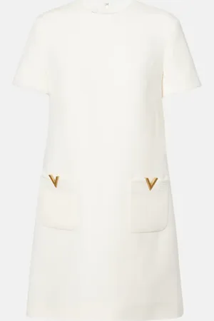 VALENTINO VGold Crepe Couture minidress