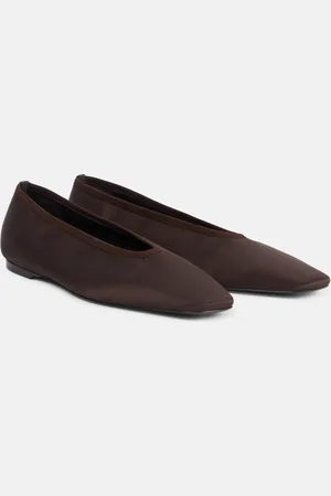 Totême Satin ballet flats