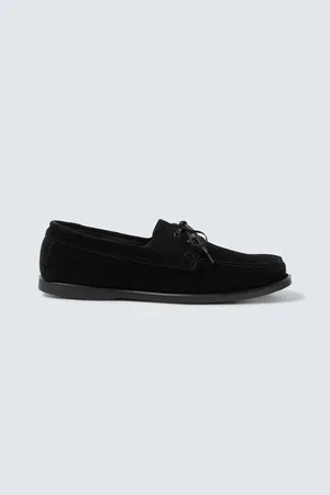 Saman Amel City Moc suede boat shoes
