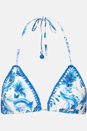 Farm Rio Printed triangle bikini top