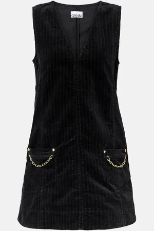 Ganni Cotton corduroy minidress