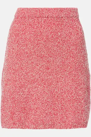 Salvatore Ferragamo Cotton-blend miniskirt
