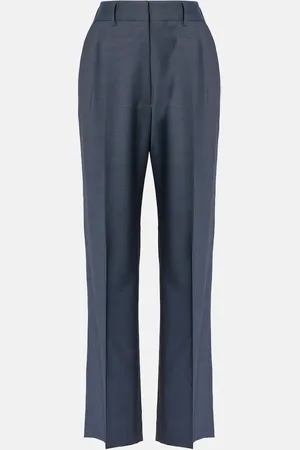 Blazé Milano BlazÃ© Milano Aile Fox wool and mohair straight pants