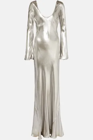 GALVAN Valletta satin gown