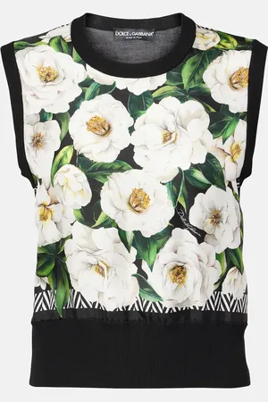 Dolce & Gabbana Floral print silk top
