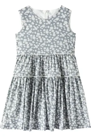 Il gufo Floral cotton dress