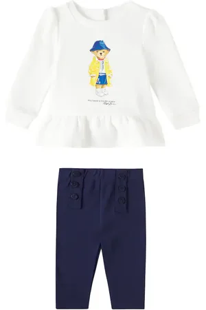Ralph Lauren Baby Polo Bear sweatshirt and sweatpants set
