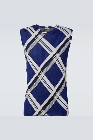 Burberry Checked silk vest
