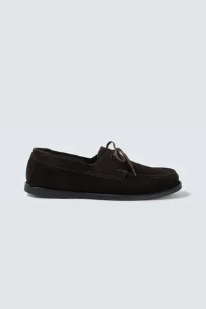 Saman Amel City Moc suede boat shoes