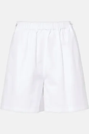 Max Mara Antiope high-rise cotton shorts