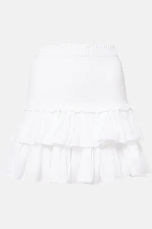 Marant Etoile Naomi cotton-blend miniskirt