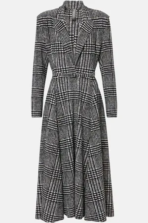 Norma Kamali Belted jersey midi dress
