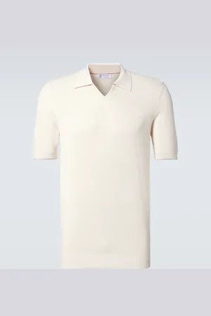 Brunello Cucinelli Ribbed-knit cotton polo sweater