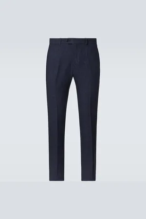 Rubinacci Modluca linen straight pants