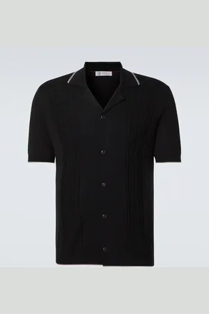 Brunello Cucinelli Knitted cotton shirt